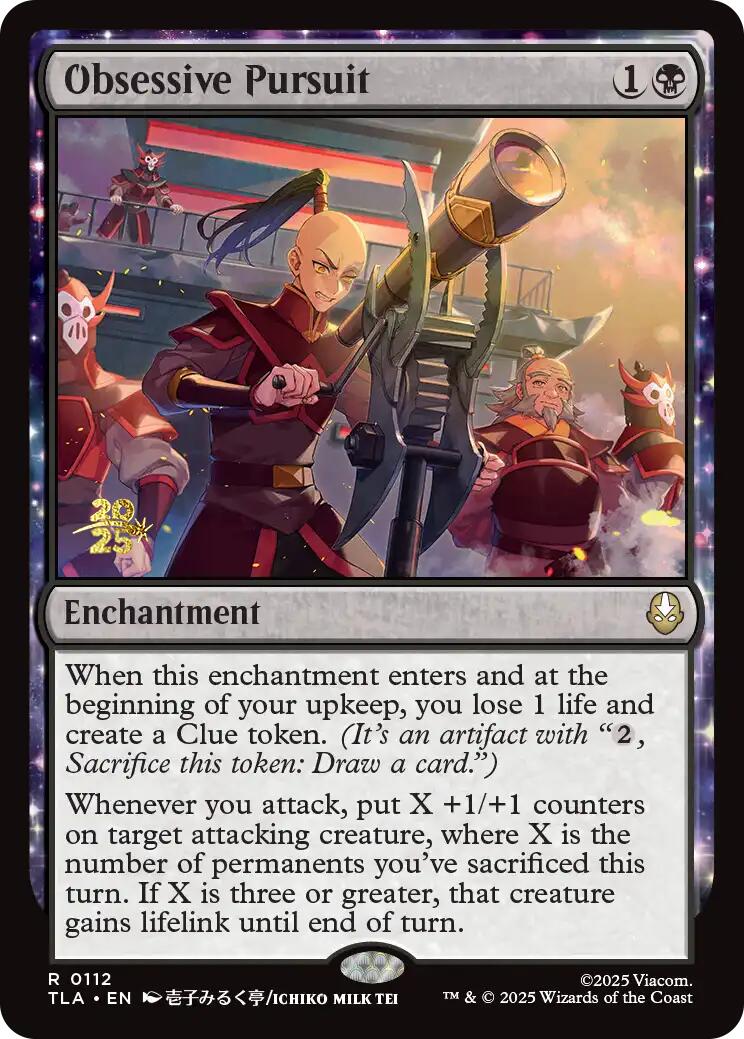 Obsessive Pursuit [Avatar: The Last Airbender Prerelease Cards] | Game Master's Emporium (The New GME)