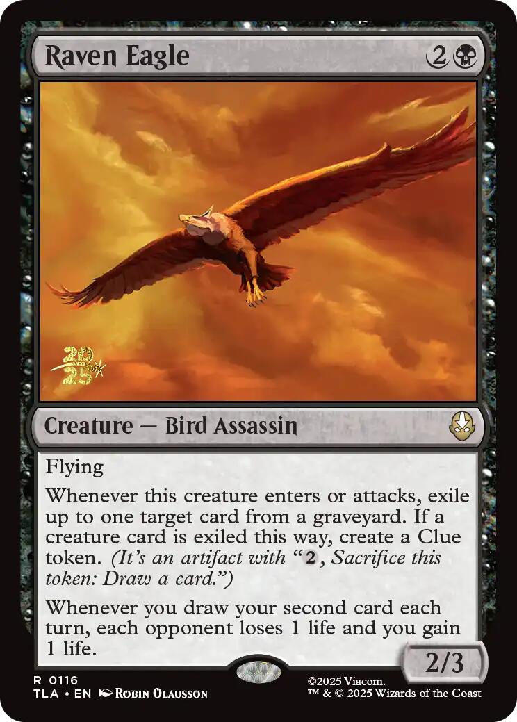 Raven Eagle [Avatar: The Last Airbender Prerelease Cards] | Game Master's Emporium (The New GME)