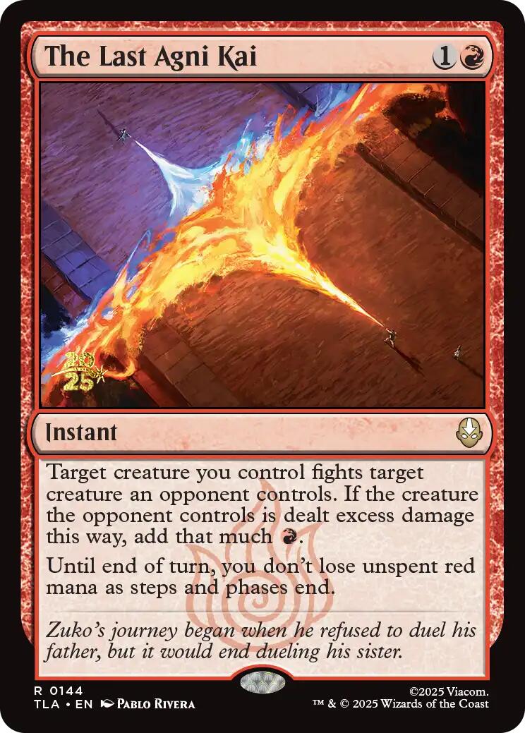 The Last Agni Kai [Avatar: The Last Airbender Prerelease Cards] | Game Master's Emporium (The New GME)