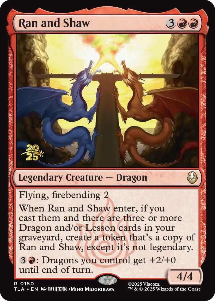 Ran and Shaw [Avatar: The Last Airbender Prerelease Cards] | Game Master's Emporium (The New GME)