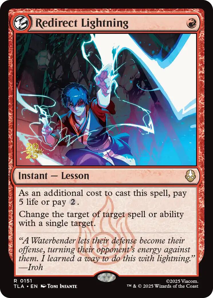 Redirect Lightning [Avatar: The Last Airbender Prerelease Cards] | Game Master's Emporium (The New GME)