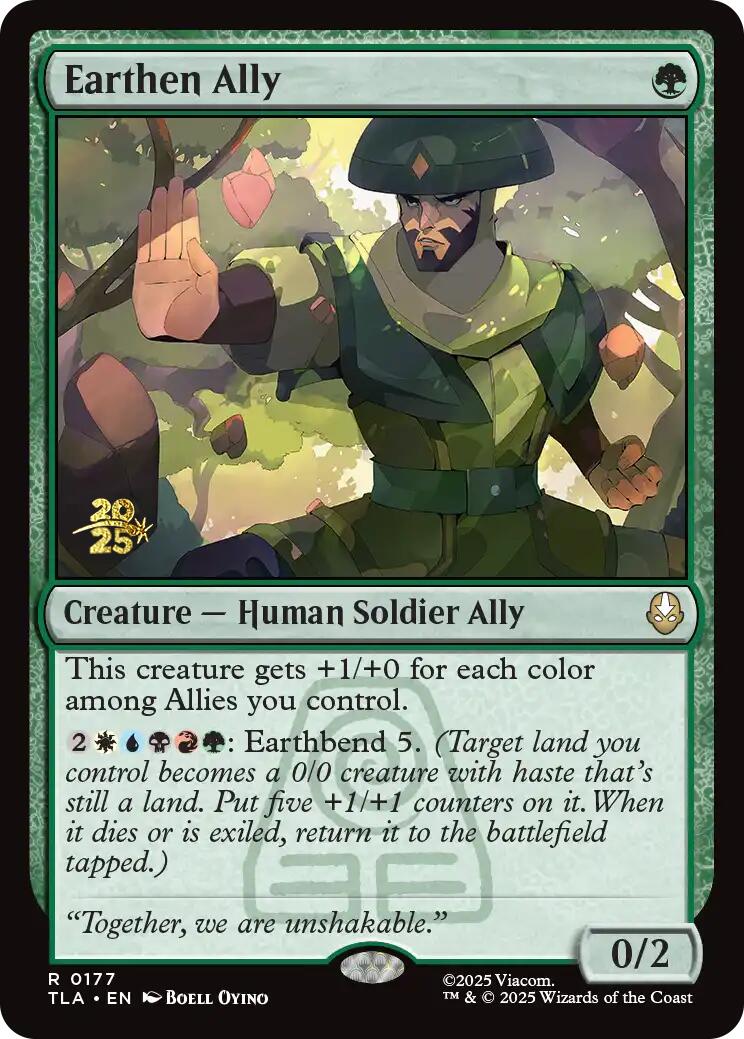Earthen Ally [Avatar: The Last Airbender Prerelease Cards] | Game Master's Emporium (The New GME)