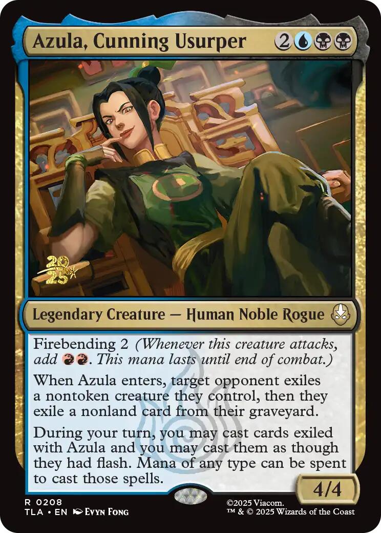 Azula, Cunning Usurper [Avatar: The Last Airbender Prerelease Cards] | Game Master's Emporium (The New GME)