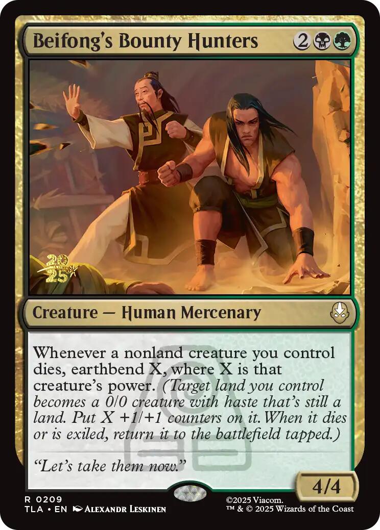 Beifong's Bounty Hunters [Avatar: The Last Airbender Prerelease Cards] | Game Master's Emporium (The New GME)