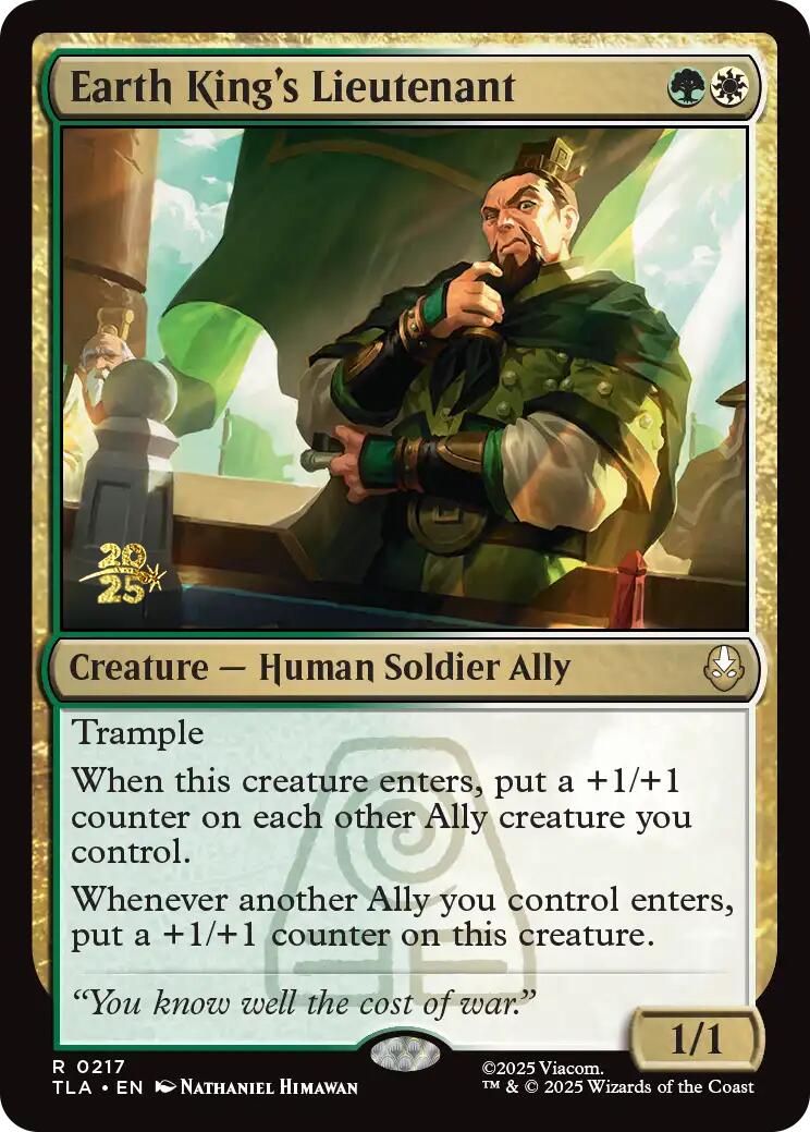 Earth King's Lieutenant [Avatar: The Last Airbender Prerelease Cards] | Game Master's Emporium (The New GME)