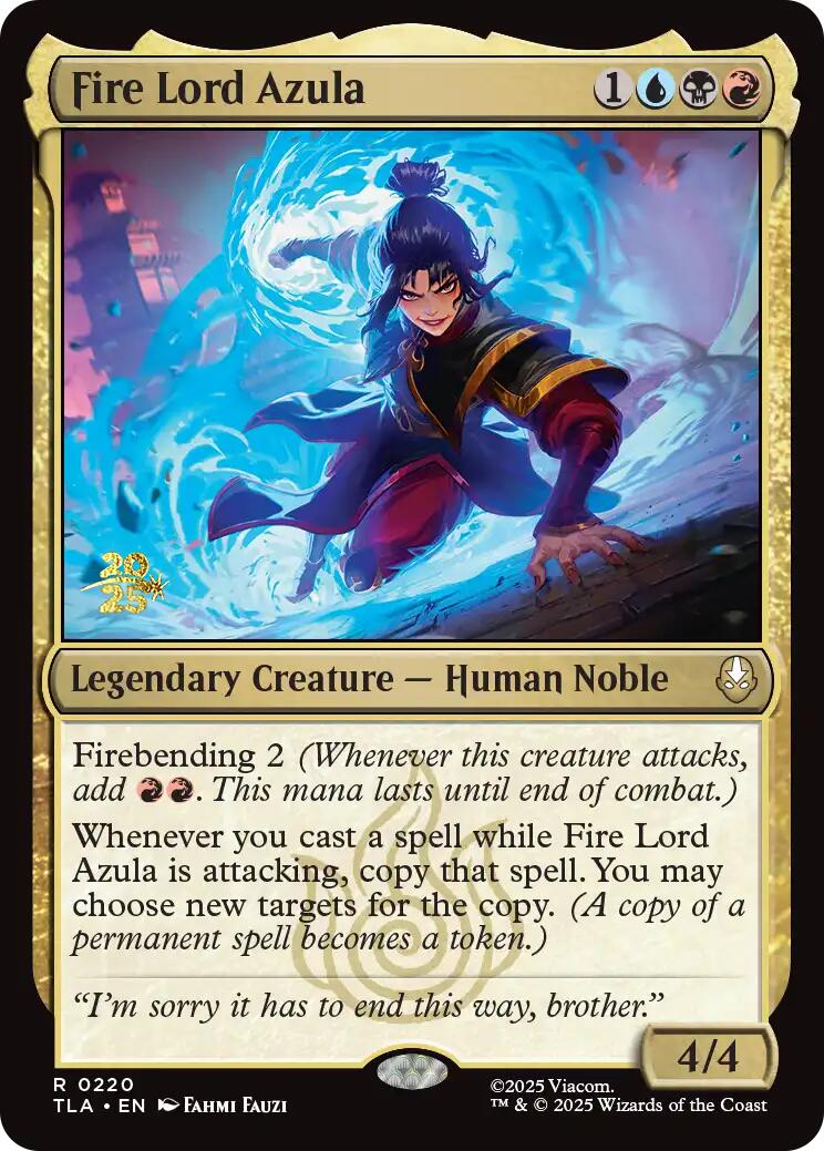 Fire Lord Azula [Avatar: The Last Airbender Prerelease Cards] | Game Master's Emporium (The New GME)