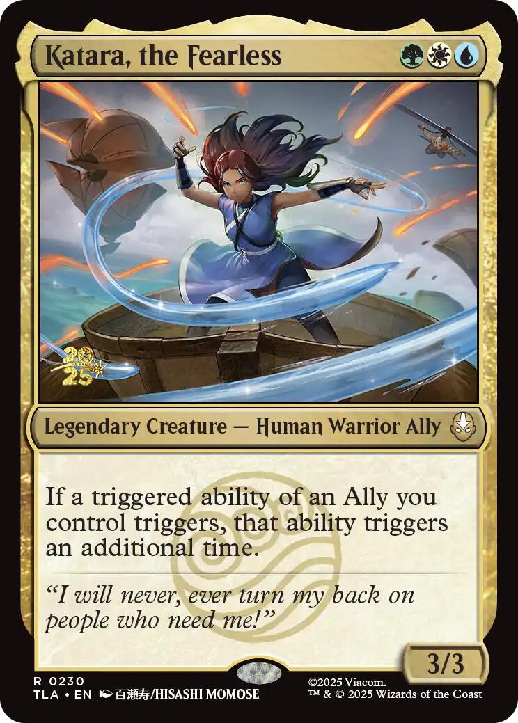 Katara, the Fearless [Avatar: The Last Airbender Prerelease Cards] | Game Master's Emporium (The New GME)