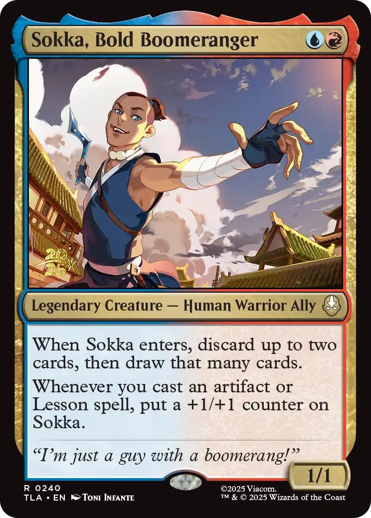 Sokka, Bold Boomeranger [Avatar: The Last Airbender Prerelease Cards] | Game Master's Emporium (The New GME)