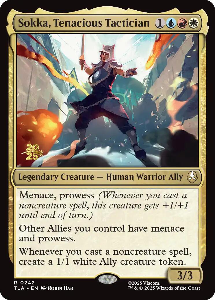 Sokka, Tenacious Tactician [Avatar: The Last Airbender Prerelease Cards] | Game Master's Emporium (The New GME)