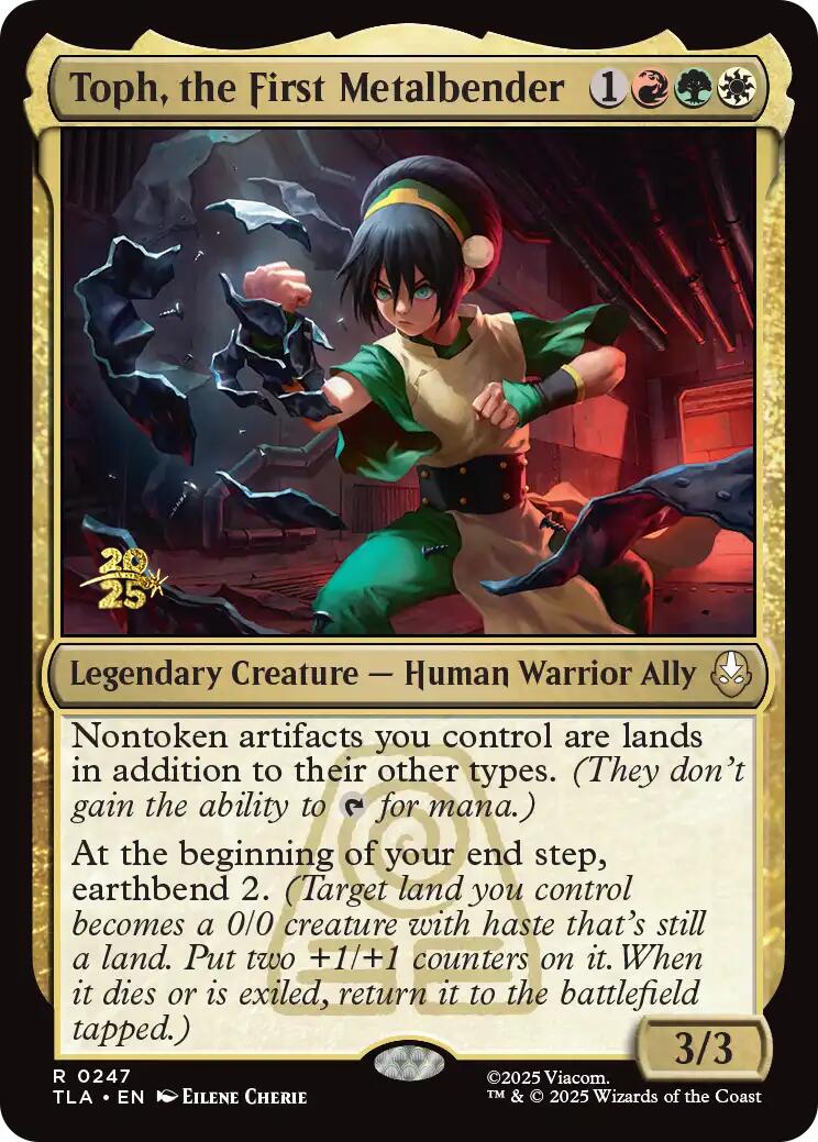 Toph, the First Metalbender [Avatar: The Last Airbender Prerelease Cards] | Game Master's Emporium (The New GME)