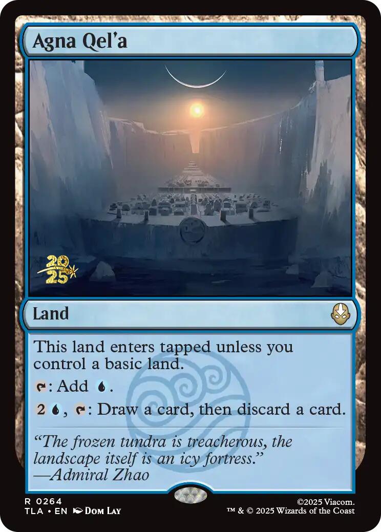 Agna Qel'a [Avatar: The Last Airbender Prerelease Cards] | Game Master's Emporium (The New GME)