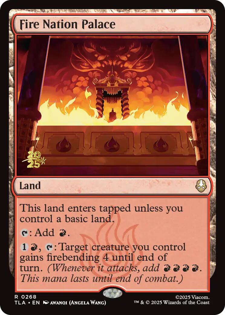 Fire Nation Palace [Avatar: The Last Airbender Prerelease Cards] | Game Master's Emporium (The New GME)
