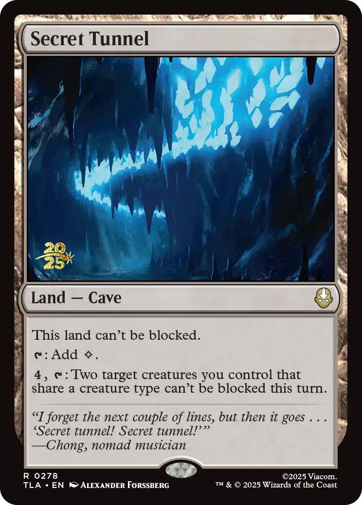 Secret Tunnel [Avatar: The Last Airbender Prerelease Cards] | Game Master's Emporium (The New GME)