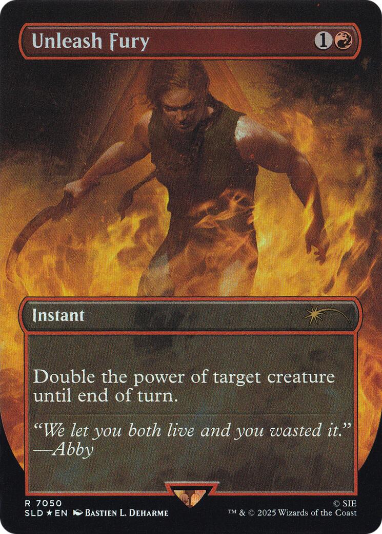 Unleash Fury (Rainbow Foil) [Secret Lair Drop Series] | Game Master's Emporium (The New GME)
