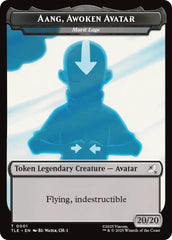 Aang, Awoken Avatar - Marit Lage // Treasure Double-Sided Token [Avatar: The Last Airbender: Eternal-Legal Tokens] | Game Master's Emporium (The New GME)