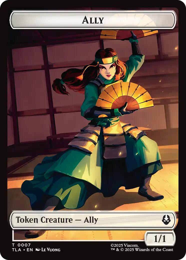 Ally (0007) // Clue (0018) Double-Sided Token [Avatar: The Last Airbender Tokens] | Game Master's Emporium (The New GME)