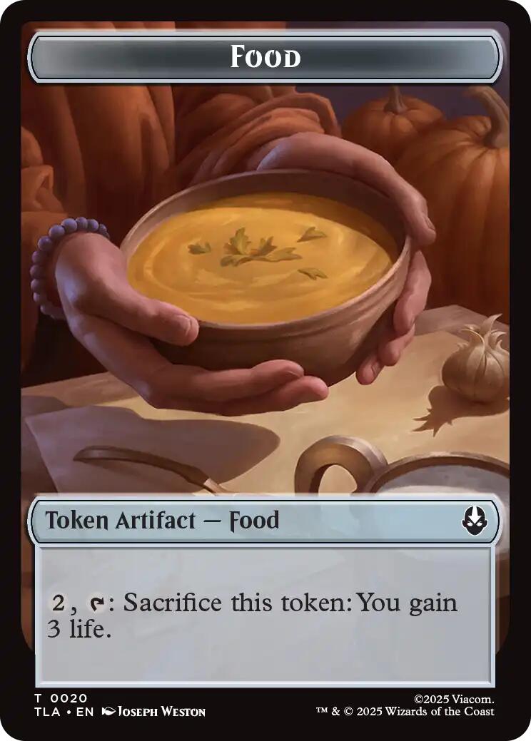 Bear // Food (0020) Double-Sided Token [Avatar: The Last Airbender Tokens] | Game Master's Emporium (The New GME)