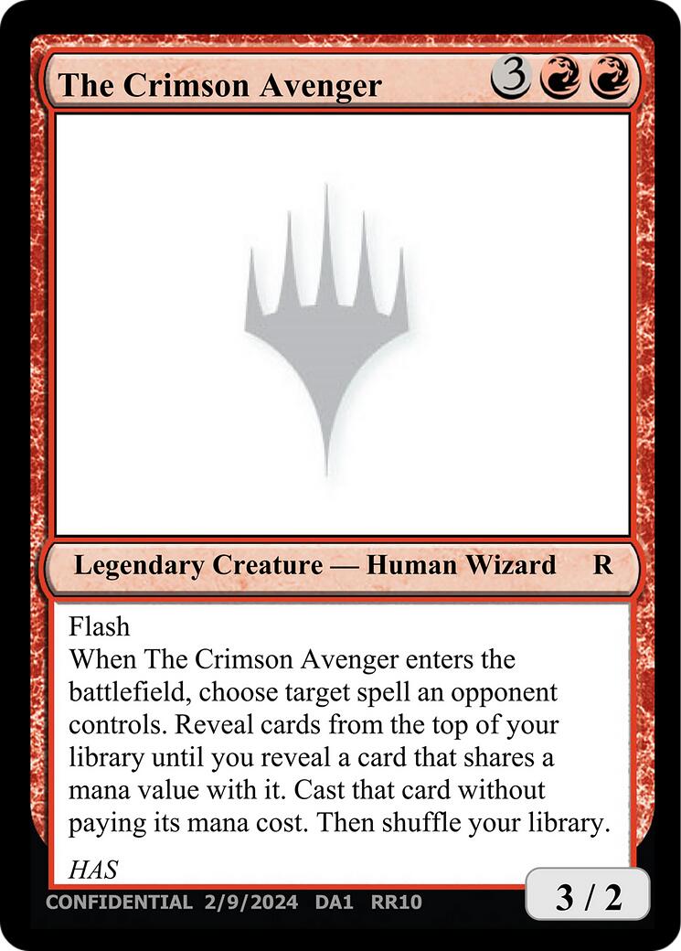 The Crimson Avenger [Unknown Event] | Game Master's Emporium (The New GME)