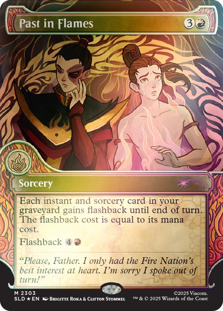 Past in Flames (Rainbow Foil) [Secret Lair Drop Series] | Game Master's Emporium (The New GME)