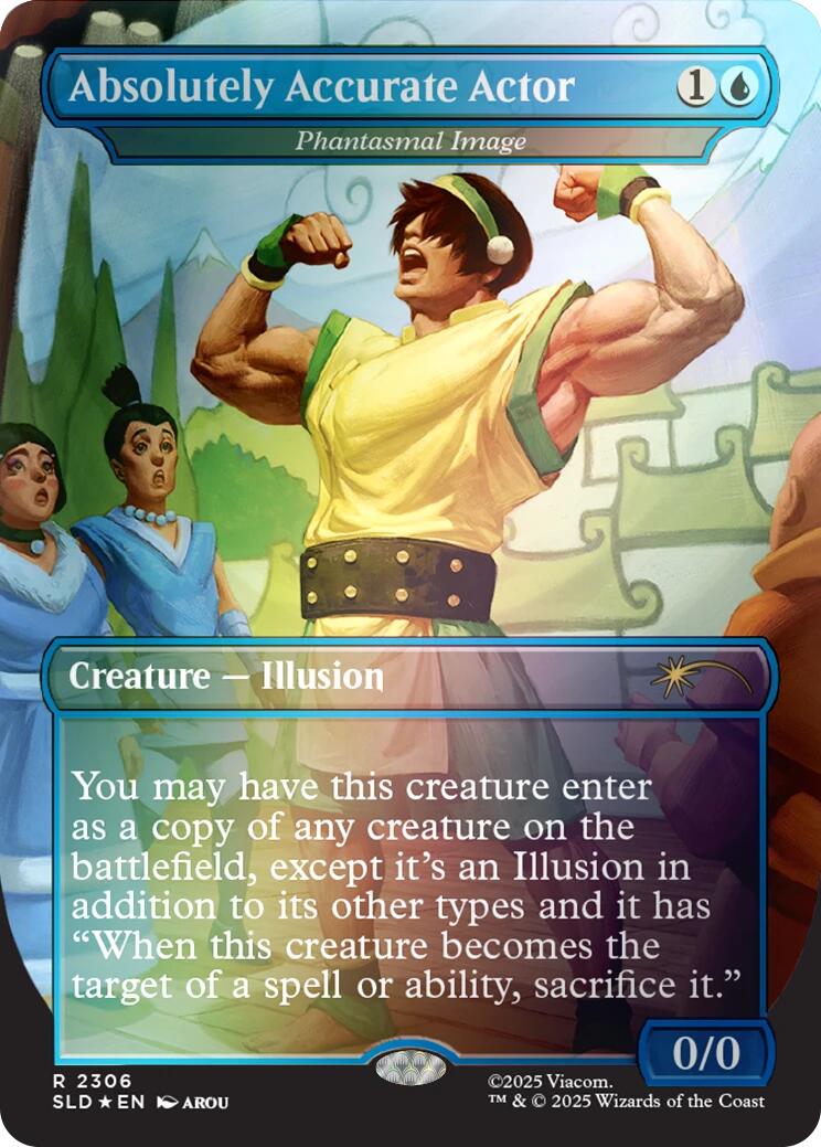 Absolutely Accurate Actor - Phantasmal Image (Rainbow Foil) [Secret Lair Drop Series] | Game Master's Emporium (The New GME)