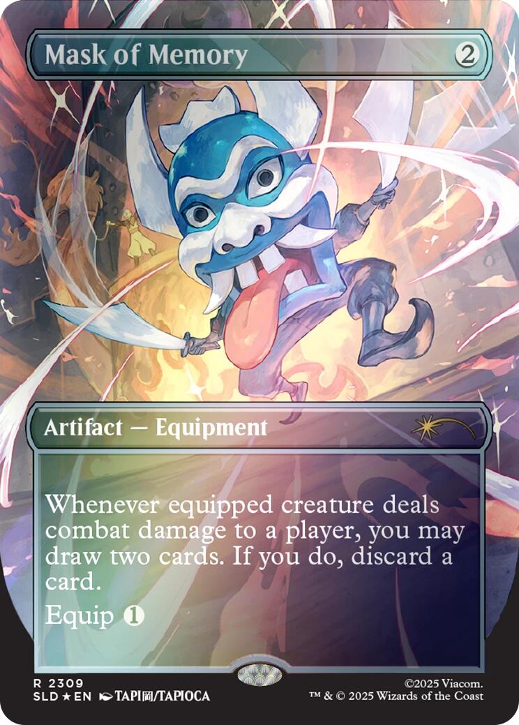 Mask of Memory (Rainbow Foil) [Secret Lair Drop Series] | Game Master's Emporium (The New GME)