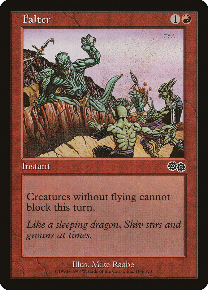Falter [Urza's Saga] | Game Master's Emporium (The New GME)
