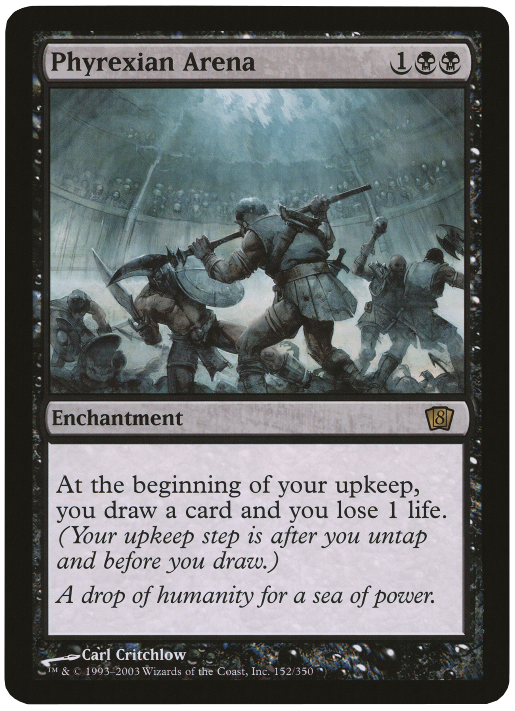 Phyrexian Arena (Oversized) [Eighth Edition Box Topper] | Game Master's Emporium (The New GME)