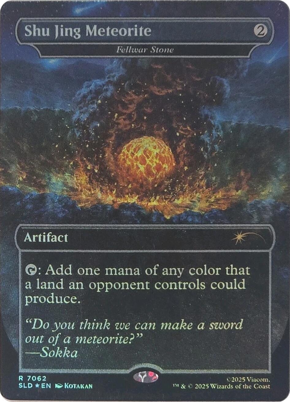 Shu Jing Meteorite - Fellwar Stone (Rainbow Foil) [Secret Lair Drop Series] | Game Master's Emporium (The New GME)