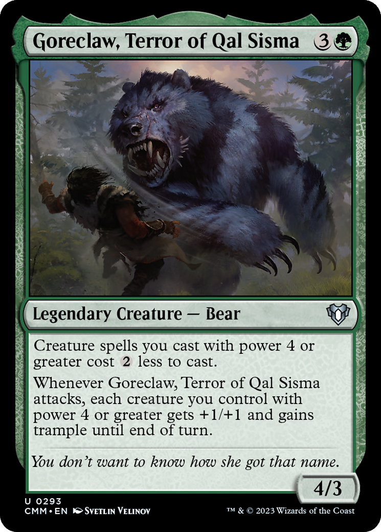Goreclaw, Terror of Qal Sisma [Commander Masters] | Game Master's Emporium (The New GME)
