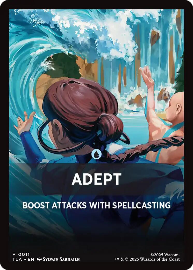 Adept Theme Card [Avatar: The Last Airbender Tokens] | Game Master's Emporium (The New GME)