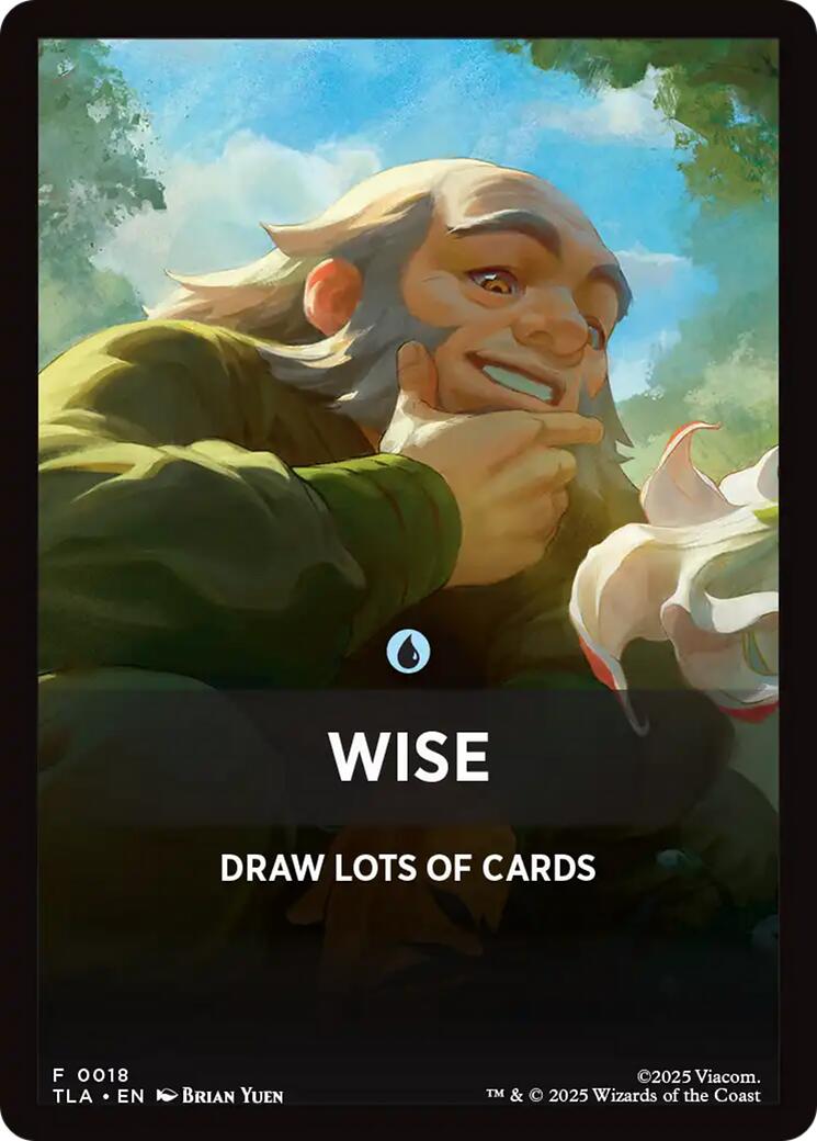 Wise Theme Card [Avatar: The Last Airbender Tokens] | Game Master's Emporium (The New GME)
