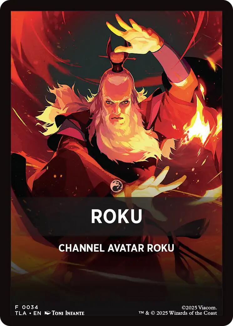 Roku Theme Card [Avatar: The Last Airbender Tokens] | Game Master's Emporium (The New GME)