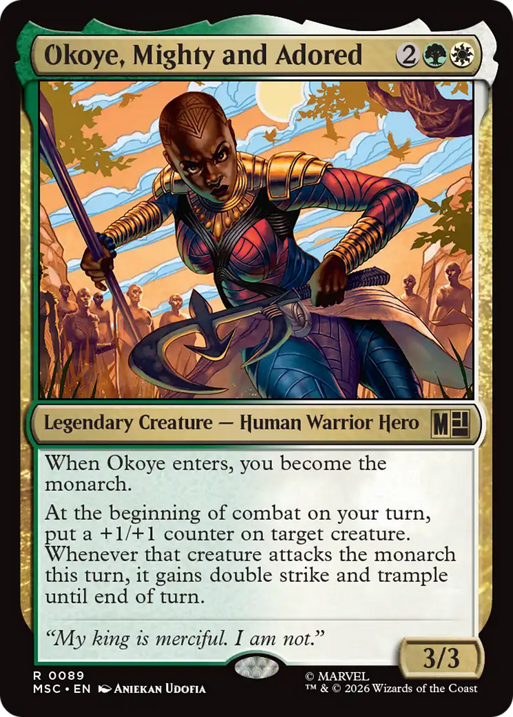 Okoye, Mighty and Adored [Marvel Super Heroes Commander] | Game Master's Emporium (The New GME)