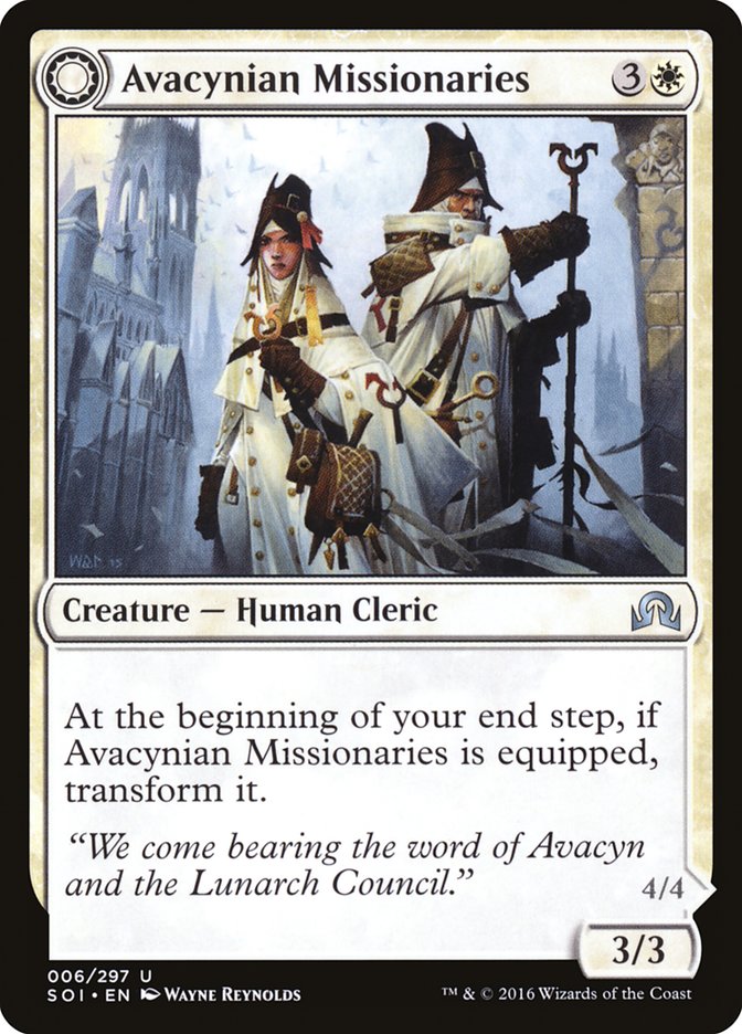 Avacynian Missionaries // Lunarch Inquisitors [Shadows over Innistrad] | Game Master's Emporium (The New GME)