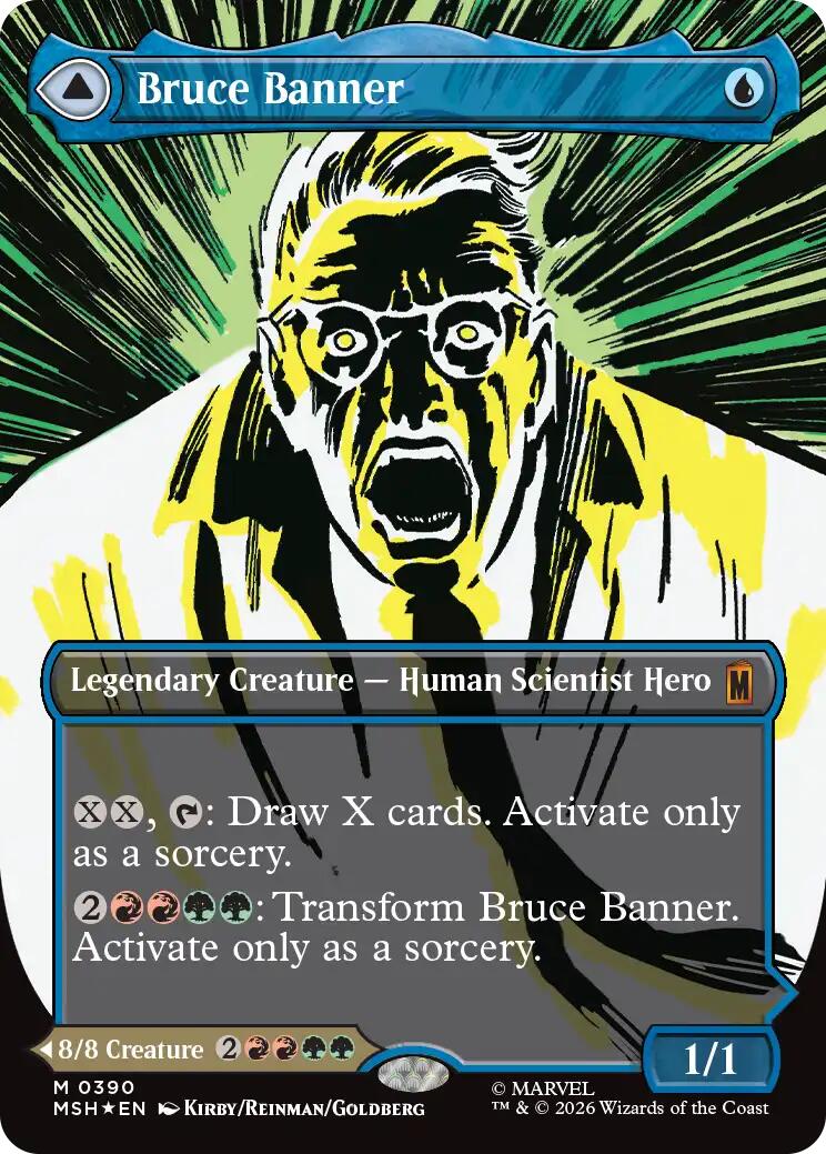 Bruce Banner (Borderless) [Marvel Super Heroes] | Game Master's Emporium (The New GME)