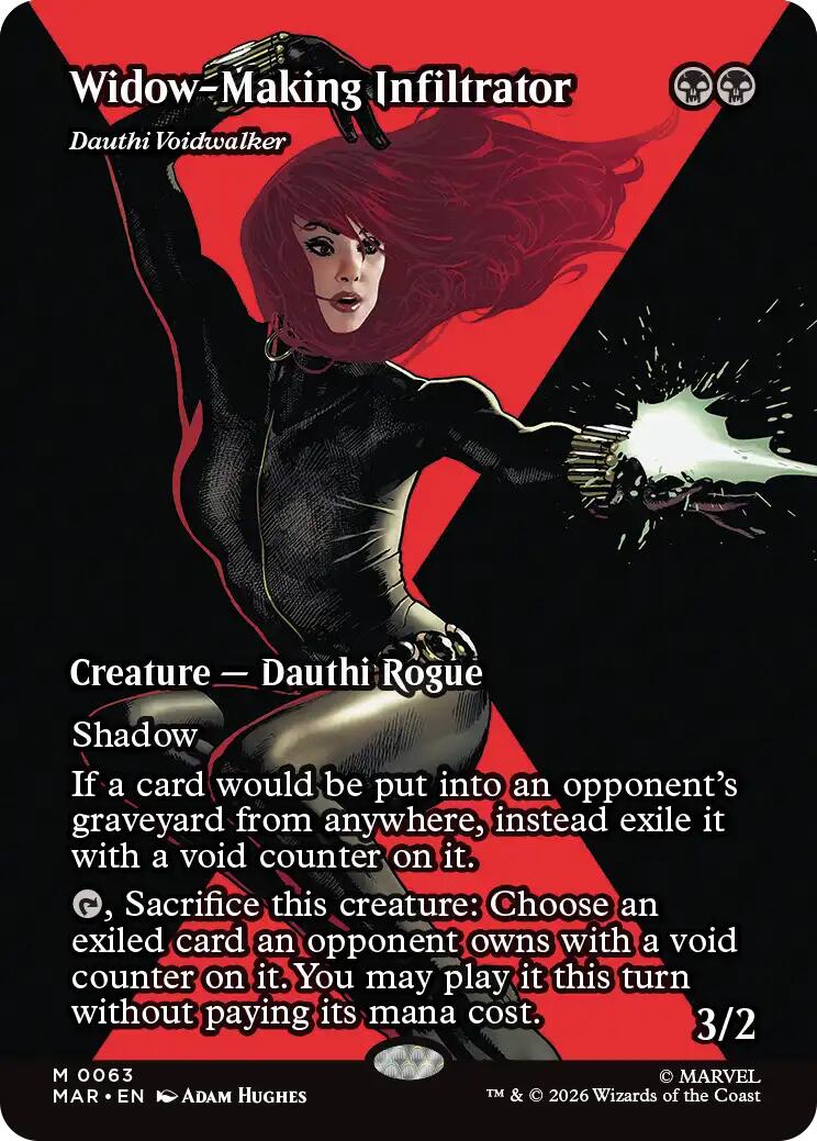 Widow-Making Infiltrator - Dauthi Voidwalker (Borderless) [Marvel Universe: Eternal-Legal] | Game Master's Emporium (The New GME)