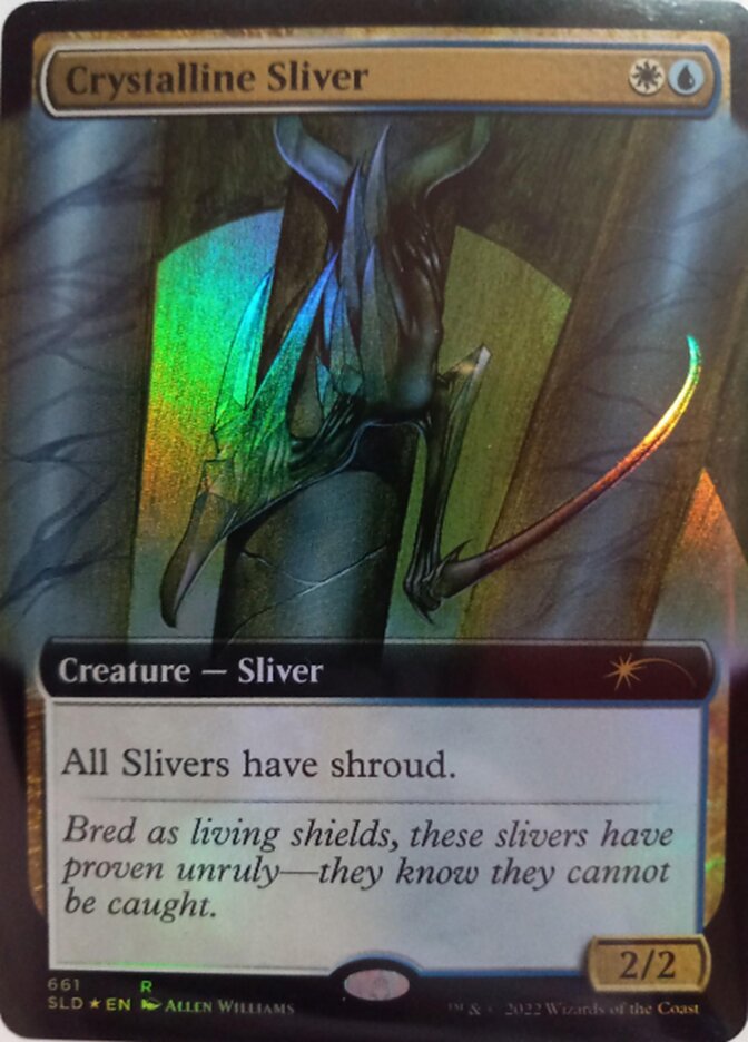 Crystalline Sliver (Extended Art) [Secret Lair Drop Promos] | Game Master's Emporium (The New GME)