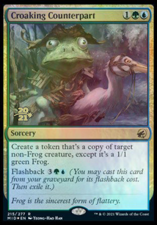 Croaking Counterpart [Innistrad: Midnight Hunt Prerelease Promos] | Game Master's Emporium (The New GME)