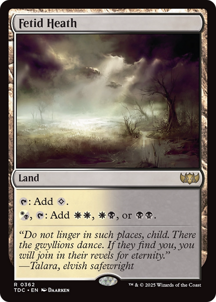 Fetid Heath [Tarkir: Dragonstorm Commander] | Game Master's Emporium (The New GME)