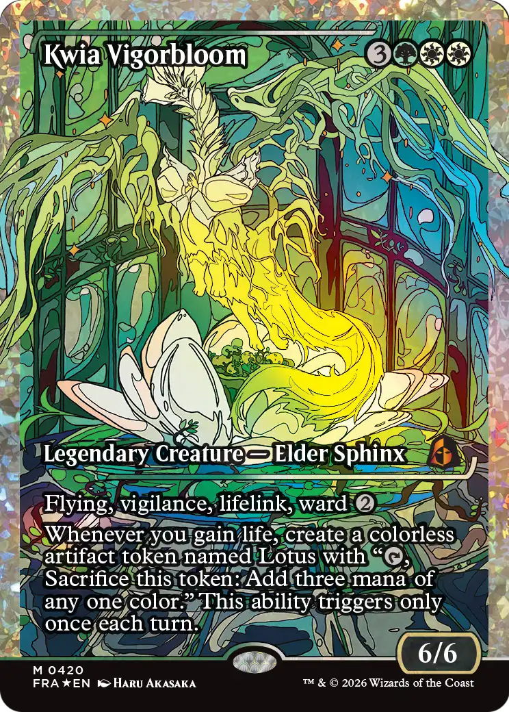 Kwia Vigorbloom (Showcase) (Fracture Foil) (0420) [Reality Fracture] | Game Master's Emporium (The New GME)
