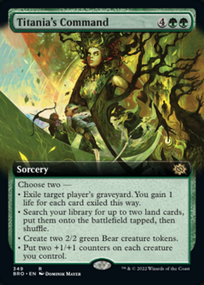 Titania's Command (Extended Art) [The Brothers' War] | Game Master's Emporium (The New GME)