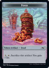 Clown Robot (003) // Food (011) Double-Sided Token [Unfinity Tokens] | Game Master's Emporium (The New GME)