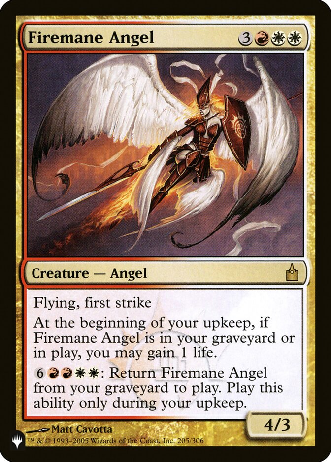 Firemane Angel [The List] | Game Master's Emporium (The New GME)