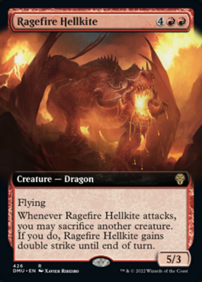 Ragefire Hellkite (Extended Art) [Dominaria United] | Game Master's Emporium (The New GME)