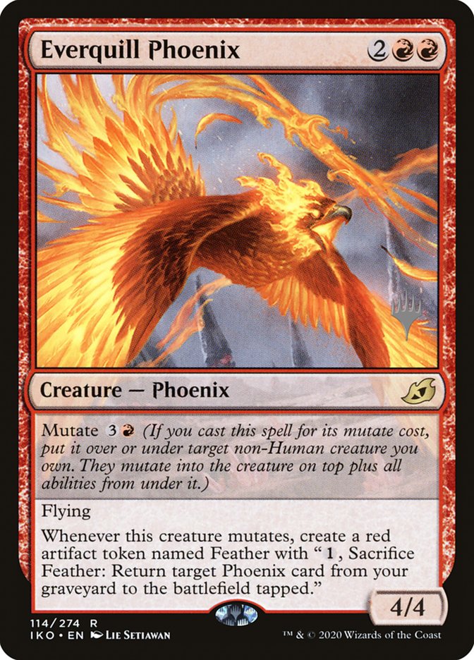 Everquill Phoenix (Promo Pack) [Ikoria: Lair of Behemoths Promos] | Game Master's Emporium (The New GME)