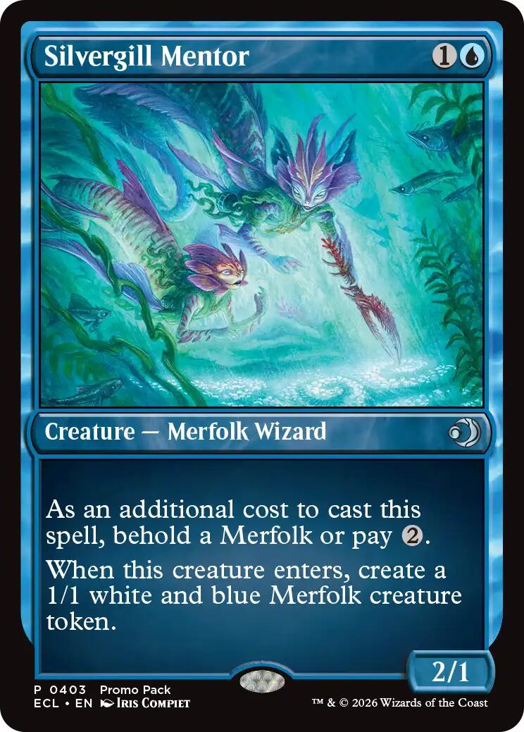 Silvergill Mentor [Lorwyn Eclipsed Promos] | Game Master's Emporium (The New GME)