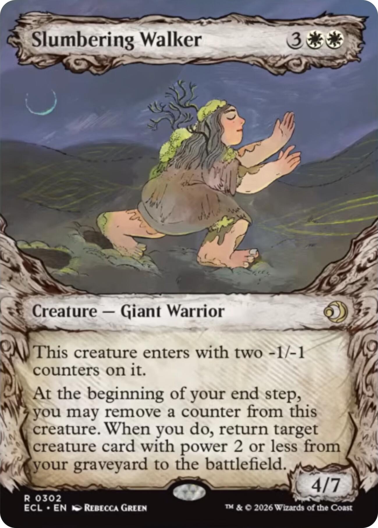 Slumbering Walker (Showcase) [Lorwyn Eclipsed] | Game Master's Emporium (The New GME)