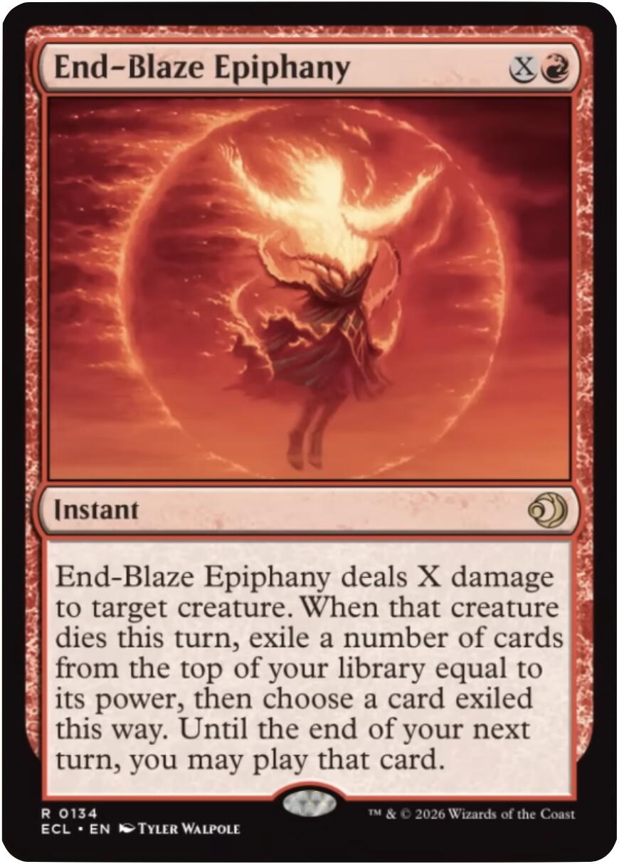 End-Blaze Epiphany [Lorwyn Eclipsed] | Game Master's Emporium (The New GME)