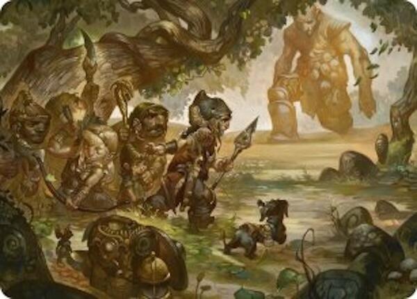 Protective Response Art Card [Lorwyn Eclipsed Art Series] | Game Master's Emporium (The New GME)