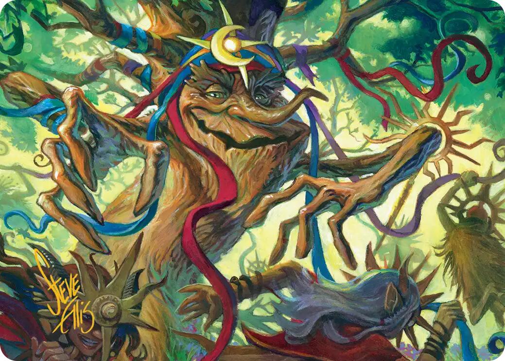 Sun-Dappled Celebrant Art Card (Gold-Stamped Signature) [Lorwyn Eclipsed Art Series] | Game Master's Emporium (The New GME)